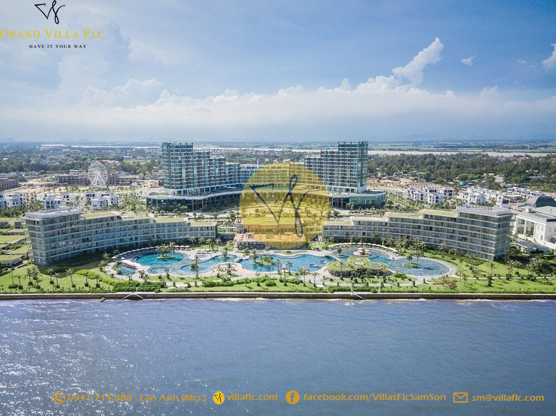 Toàn cảnh quần thể nghỉ dưỡng FLC Sầm Sơn Beach & Golf Resort