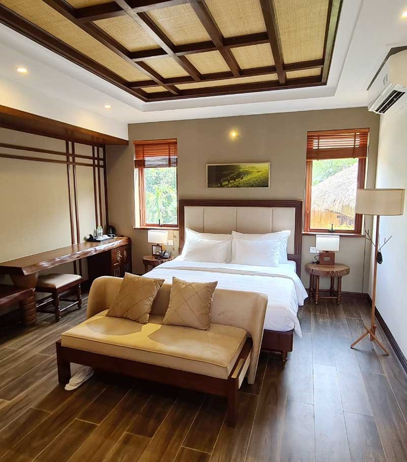 Phòng deluxe hướng núi