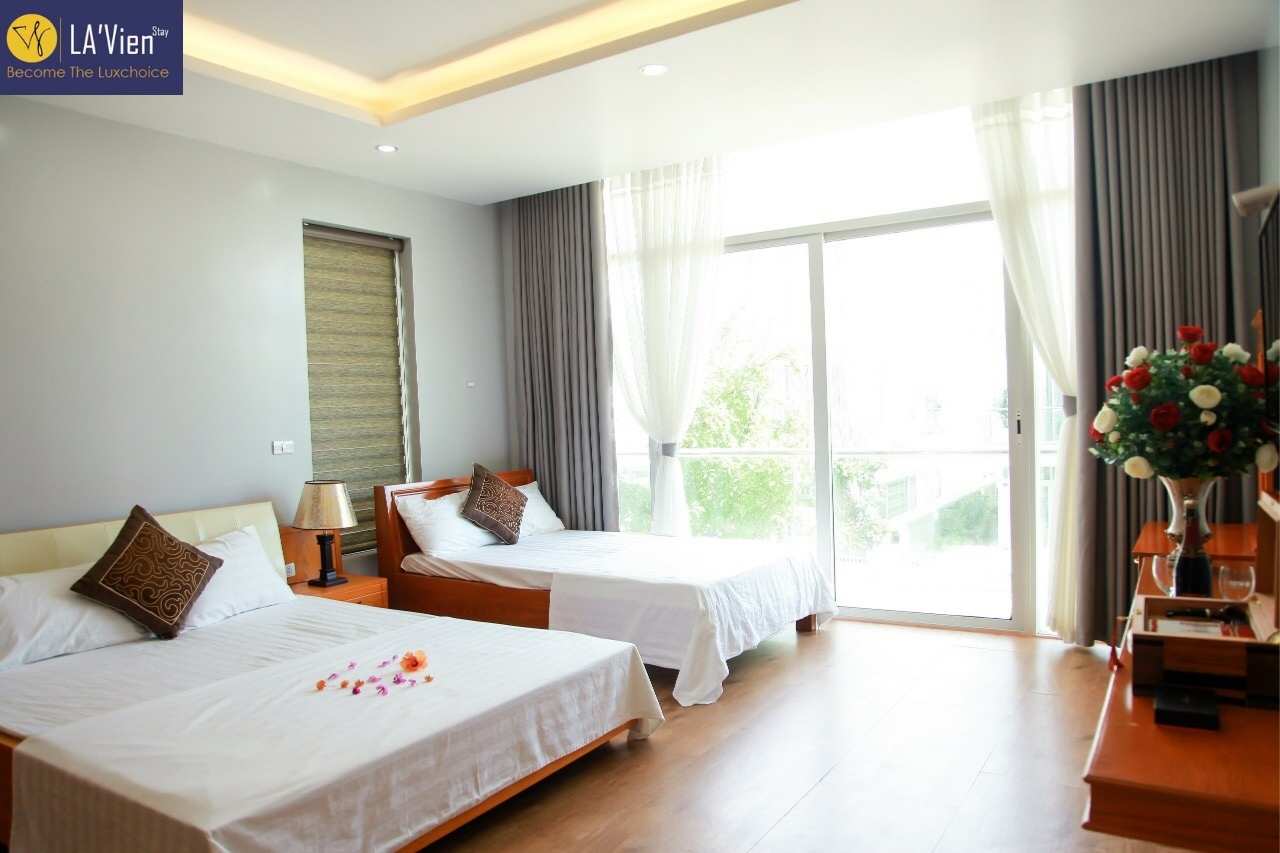 Phòng ngủ tại biệt thự Sao Biển 67 FLC Sầm Sơn