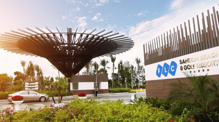 Cổng vào FLC Luxury Hotel Sầm Sơn Thanh Hóa