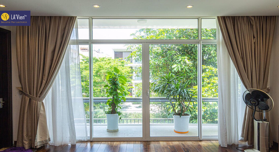 View sống ảo cực đỉnh với những cửa kính tại Sao Biển 21 Villa